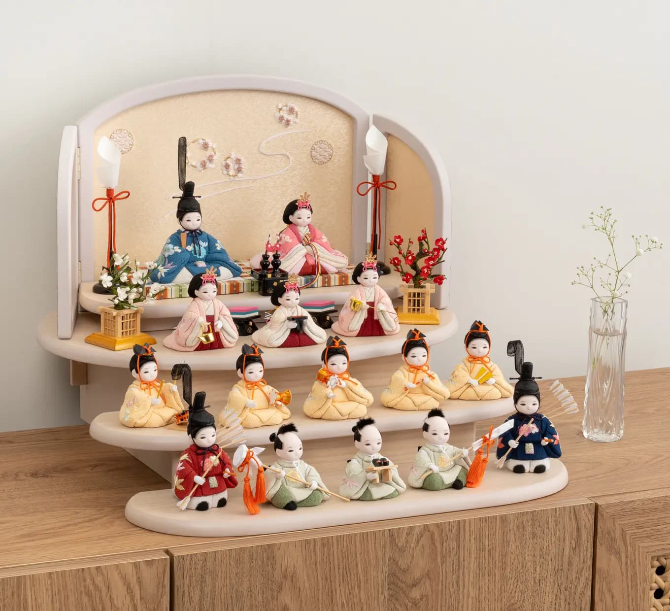 れいれい　京刺繍・四君子